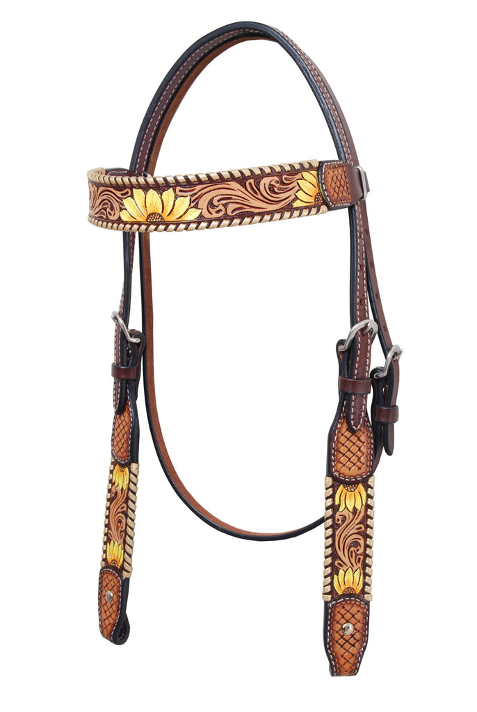 Rafter T Painted Sunflower Tack Set