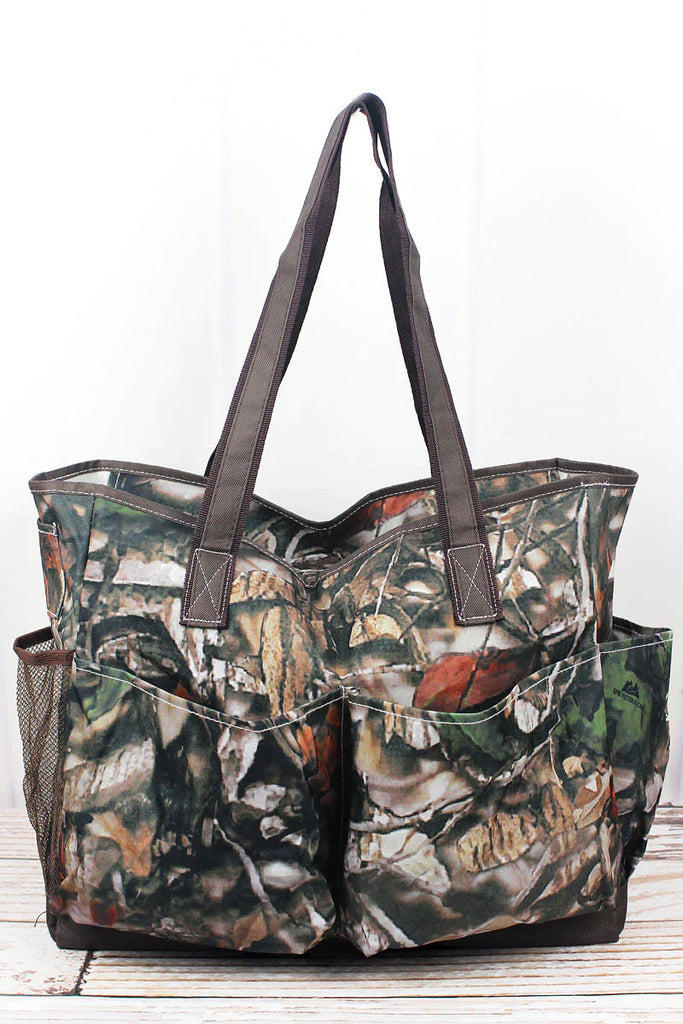 Natural Camo Large Grooming Tote