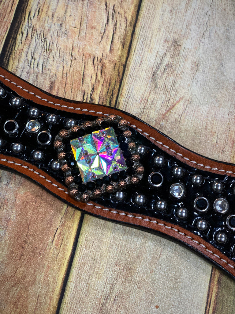 Black Bling Tack Set
