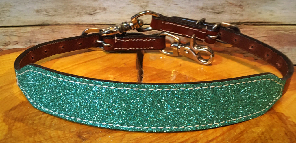 Turquoise Glitter Wither Strap