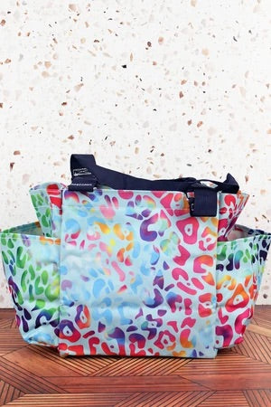 Chasing Rainbows Cheetah Grooming Tote