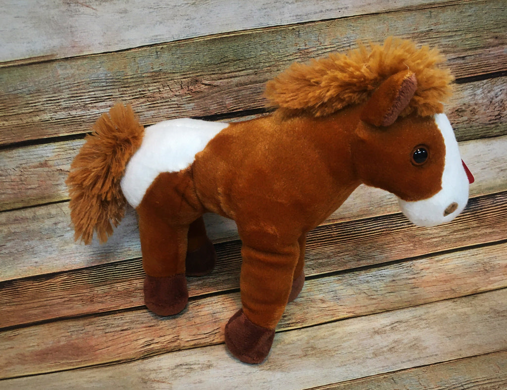 Sorrel Splash Stuffed Horse