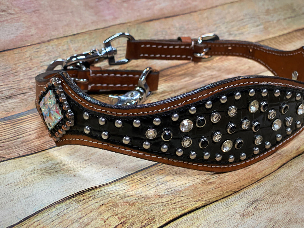 Black Bling Tack Set