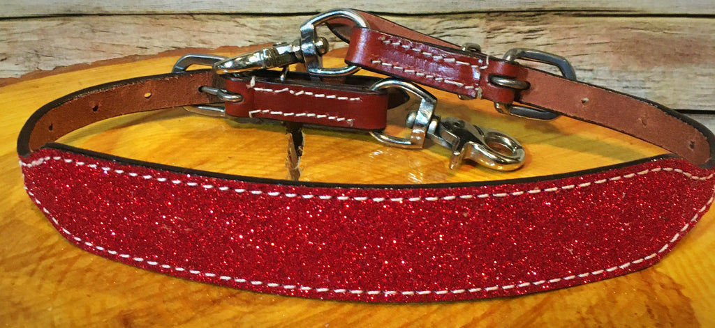 Red Glitter Wither Strap