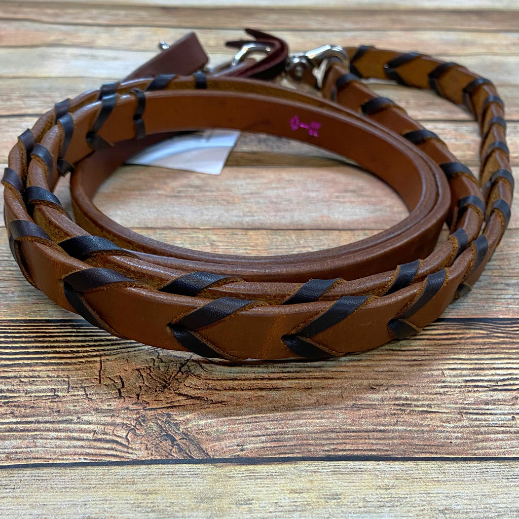 Rafter T Ranch Brown Laced Reins