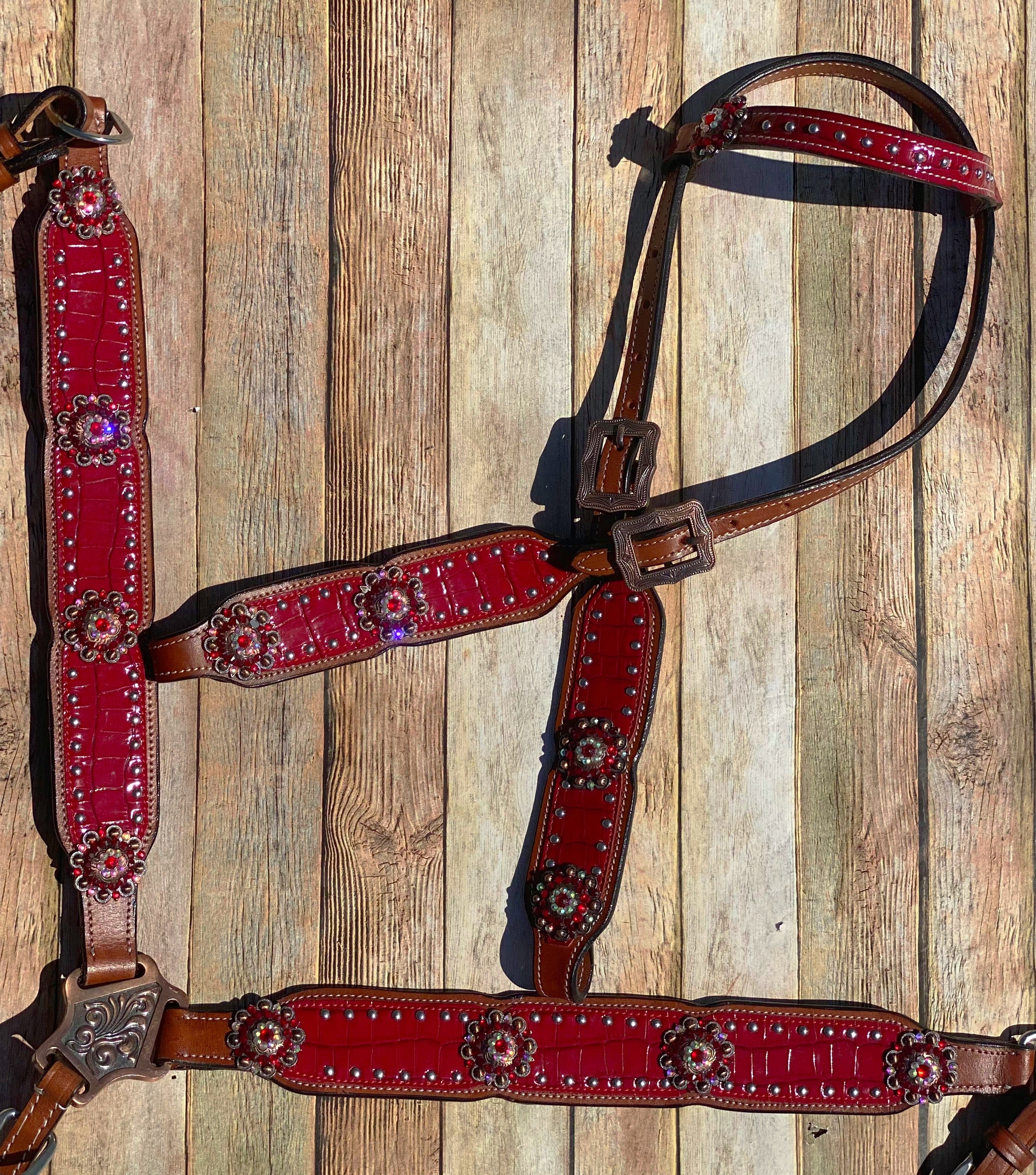 Black Bling Gator Bronc Halter – Twisted T Tack