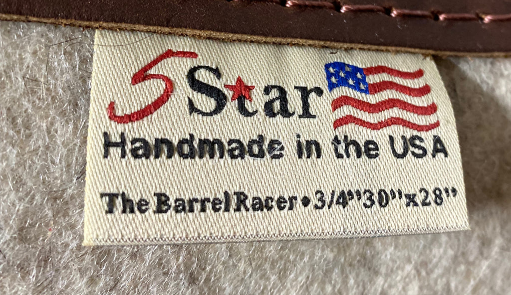 The Barrel Racer 3/4” Saddle Pad