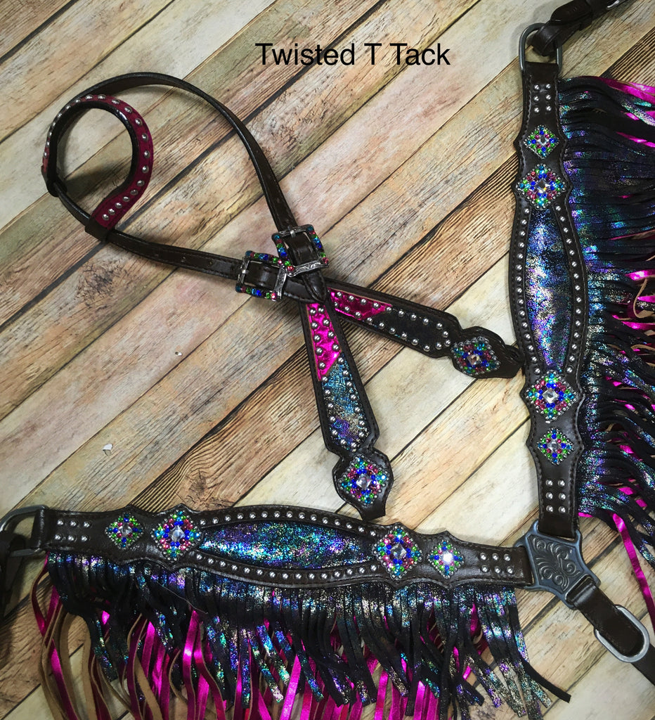 Hot Pink LV Cob Size Tack Set – Twisted T Tack