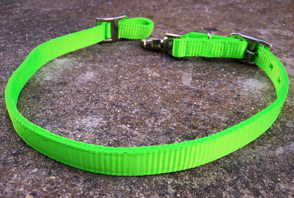 Lime Green Nylon Wither Strap