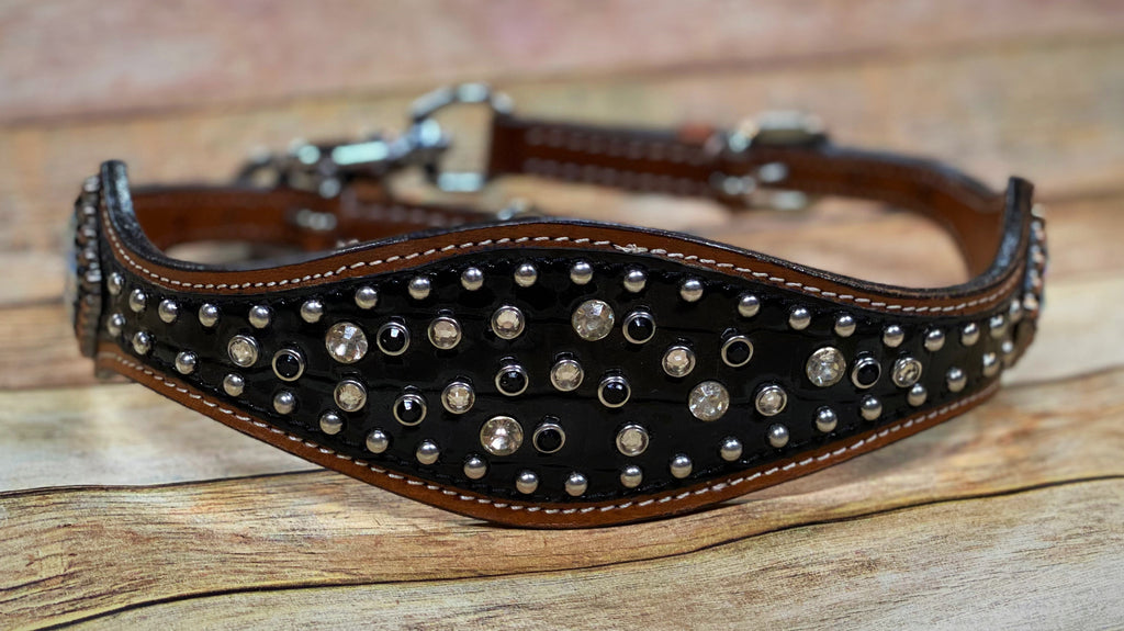 Black Bling Tack Set