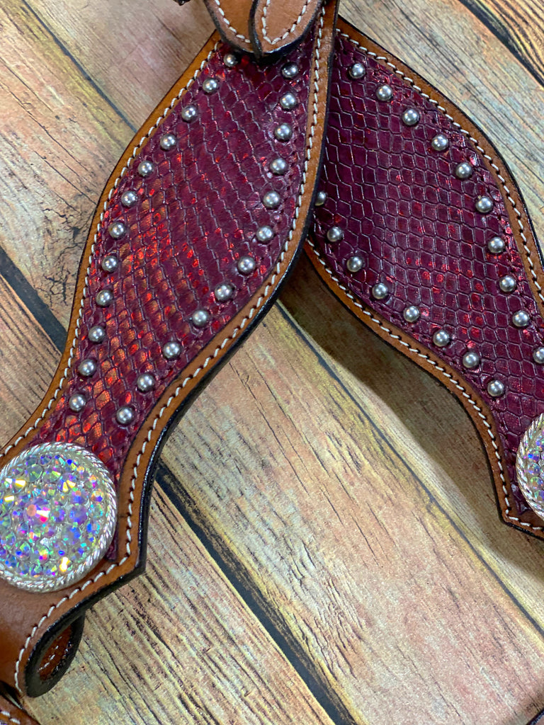 Burgundy Tack Set