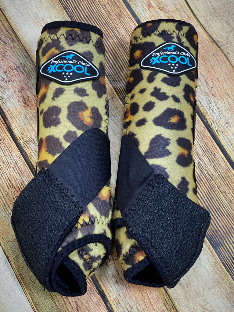 2xCool Fronts Cheetah Splint Boots