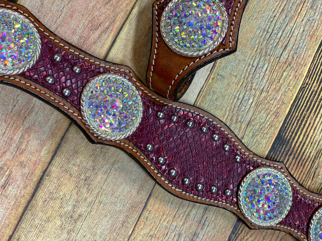 Burgundy Tack Set