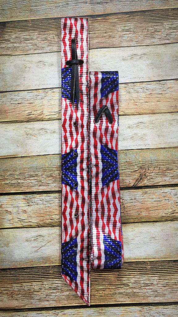 American Flag Latigo and Off Billet Set