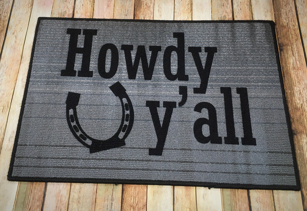 Howdy Y'all Welcome Mat