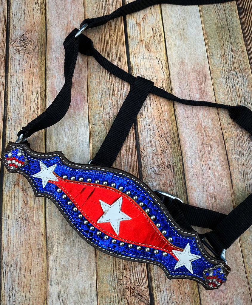 Red, White, Blue Bronc Halter